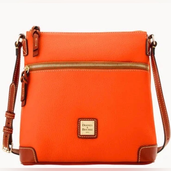 Dooney & Bourke Orange Crossbody Purse, NEW, Orange,...